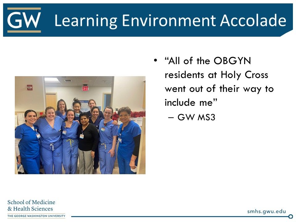 OBGYN Residents at Holy Cross