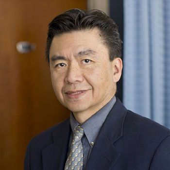 Dr. Paul Lin posing for a portrait